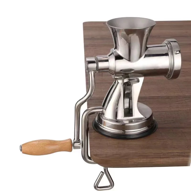 Meat Grinder Hand Crank Meat Mincer Stainless Steel