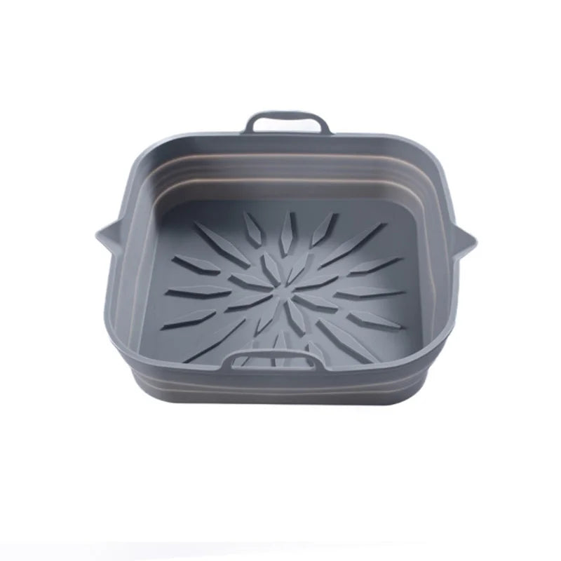 Silicone Air Fryers Liner Oven Baking Tray Square