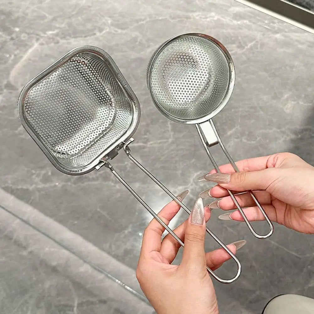 Cooking Utensils Mesh Strainer Spoon Long Handle Stainless