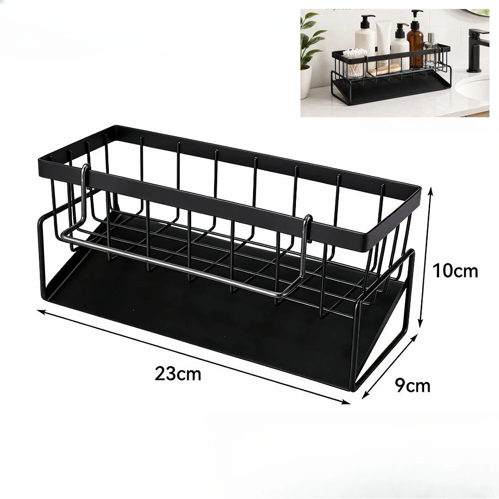 Sink Drain Rack Sponge Storage Flexible Faucet Holder