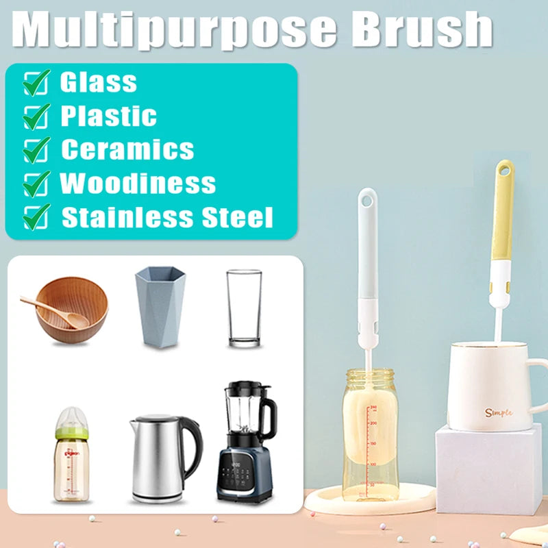 Spong Bottle Brush 5pcs Cup Brushes Sponge Baby