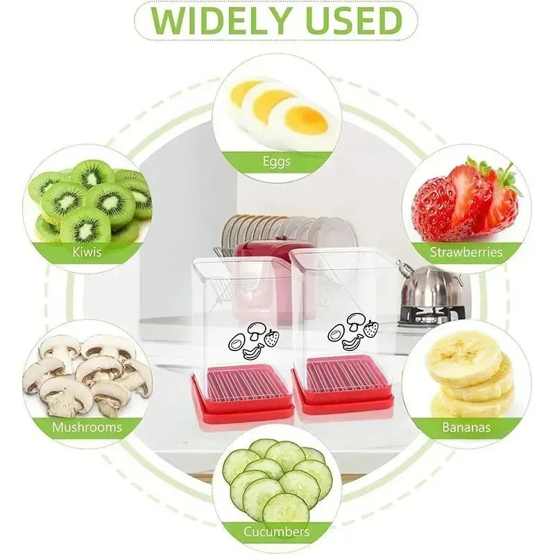 Strawberry Slicer - Fruit Slicer Container - Pro