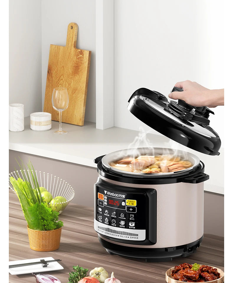 Electric Pressure Cooker Stainless Steel Smart Rice Cooker