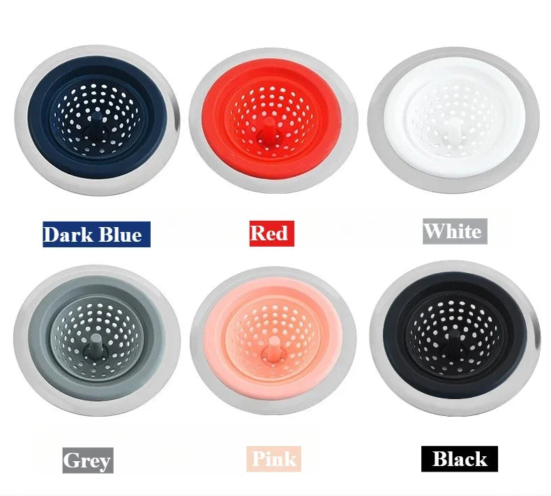 Silicone Floor Drain Drains Filter Screen Anti Clogging