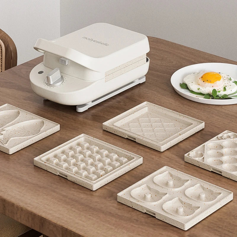 600w Electric Sandwich Maker Waffle Maker Multi-Baker Breakfast