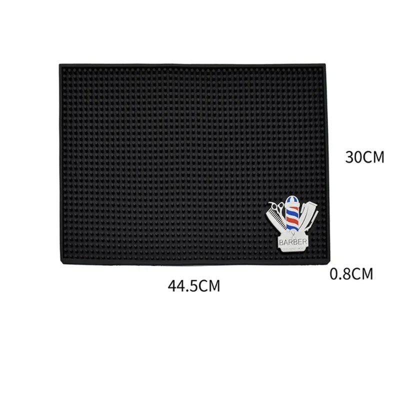 Salon Barber Mat Nonslip Barbershop Counter Mat Pvc