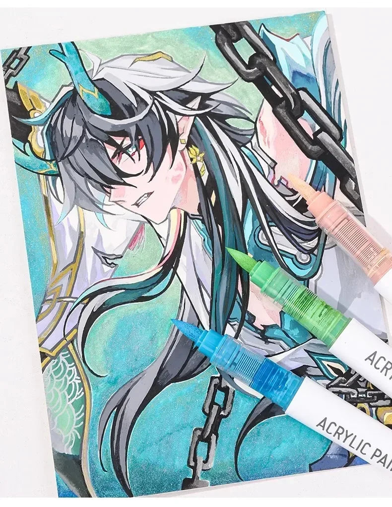 Languo 288/9 Colors Direct Liquid Acrylic Marker Soft