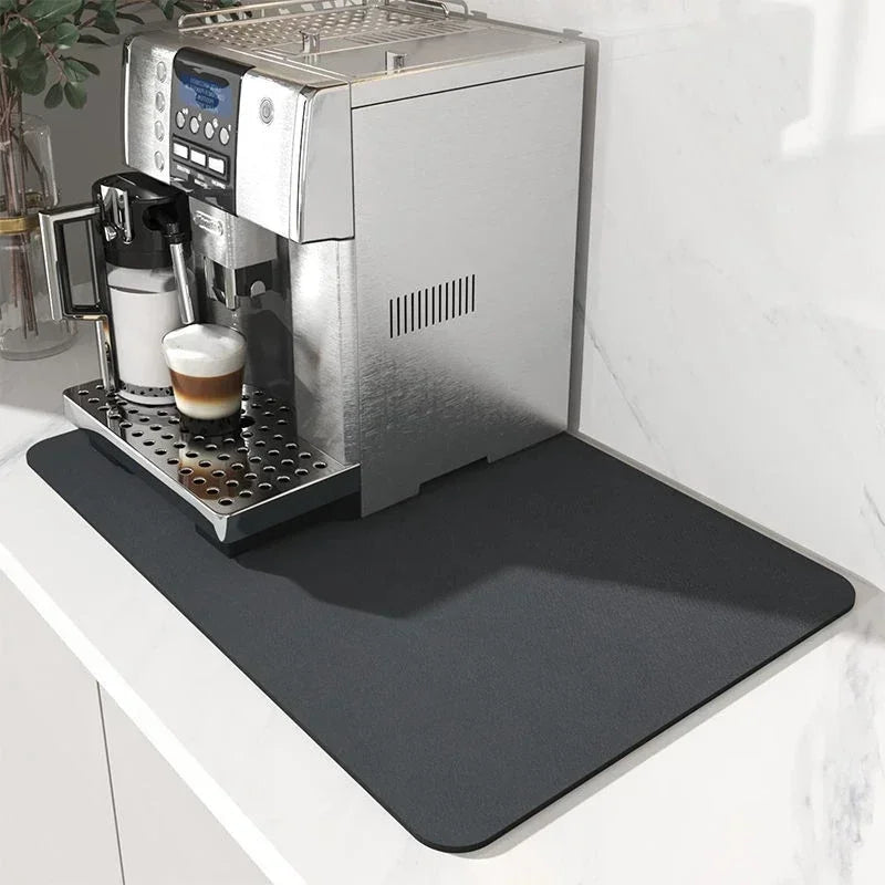 Countertop Dish Drying Mat Absorbent Drain Mat Non