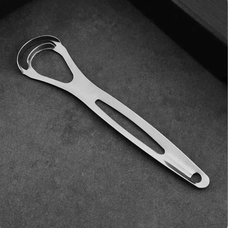 Stainless Steel Tongue Scraper Cleaner Scrapers Brush Mouth