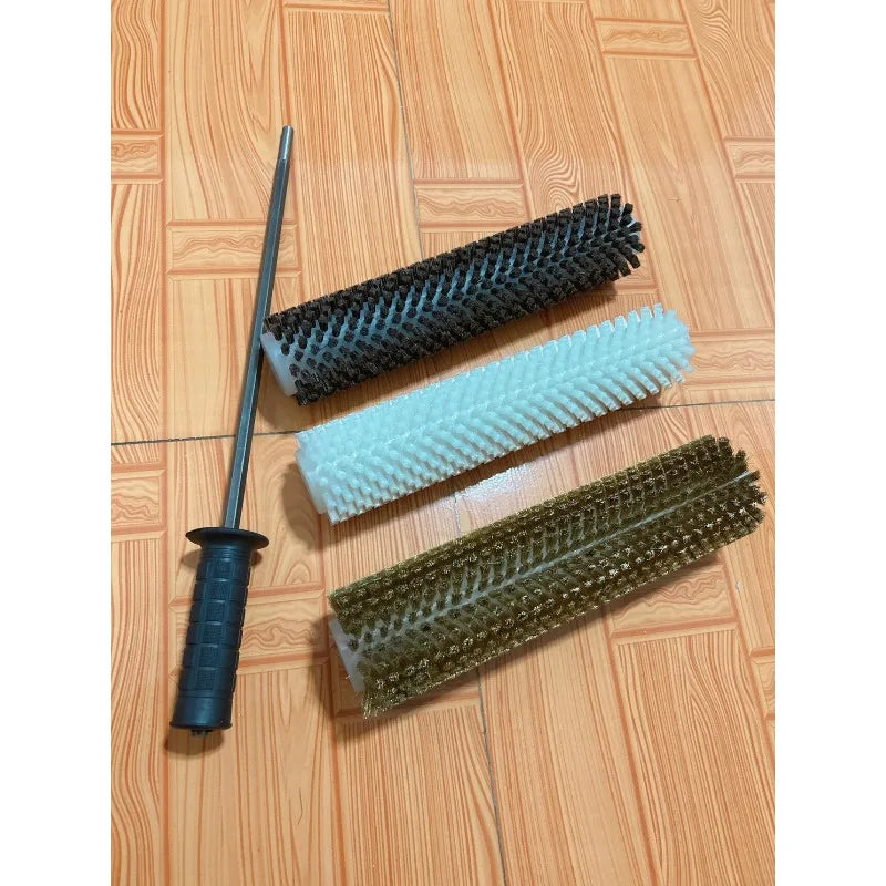 Ski Waxing Brush Roller Polishing Brush Nylon Horse