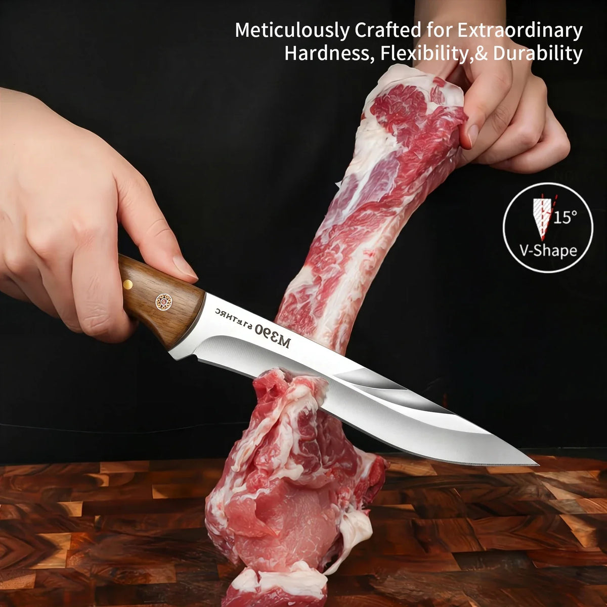 M390 High Carbon Steel Knife High Hardness Professional