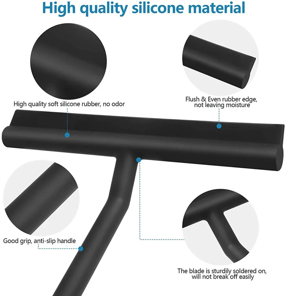 Shower Squeegee Glass Door Shower Wall Scraper Cleaner