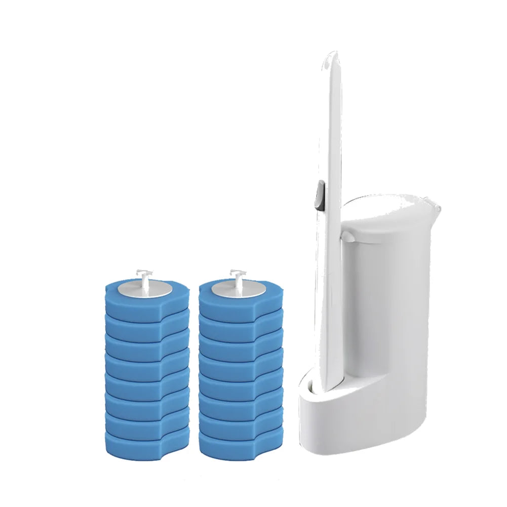 Wall-Mounted Disposable Toilet Brush Cleaner 8/16/24pcs Brush