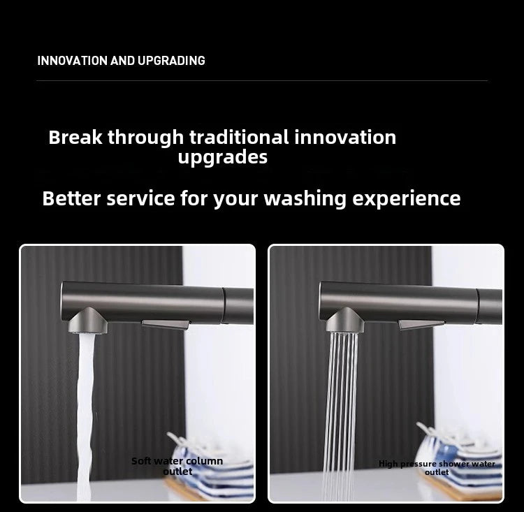 Handfree Grey Touch On Faucet Stainless Steel Cold