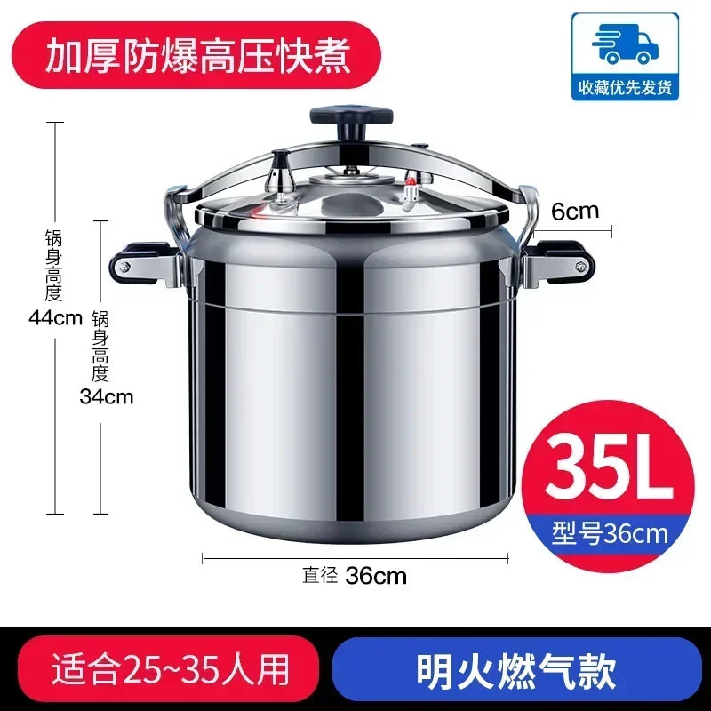 50l Commercial Pressure Cooker Thickened Large Capacity Gas