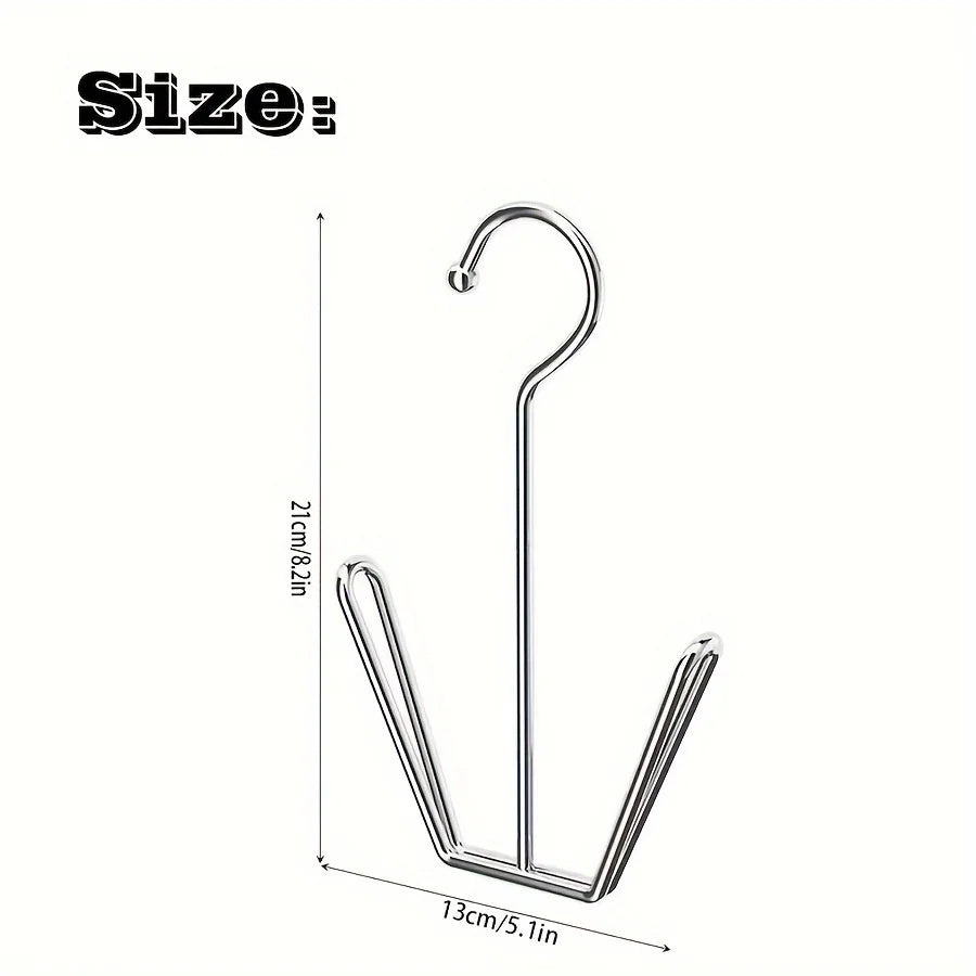 2pcs Stainless Steel Shoe Rack Hanging Drying Rack