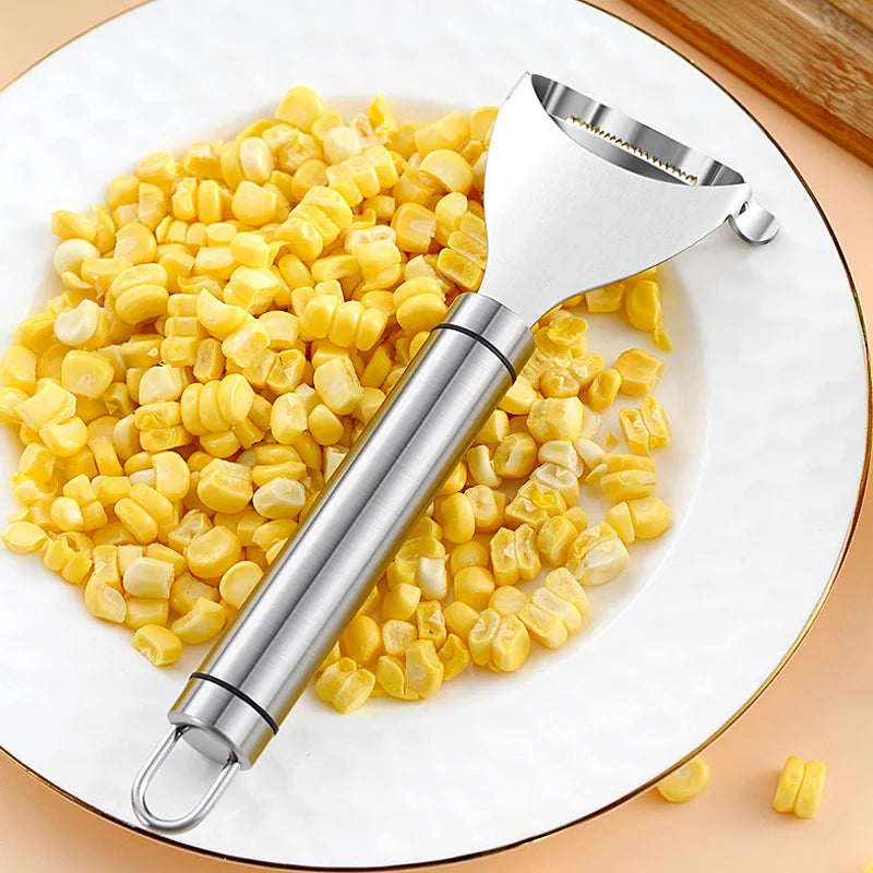 Stainless Steel Corn Stripper Peeler Cob Cutter Thresher