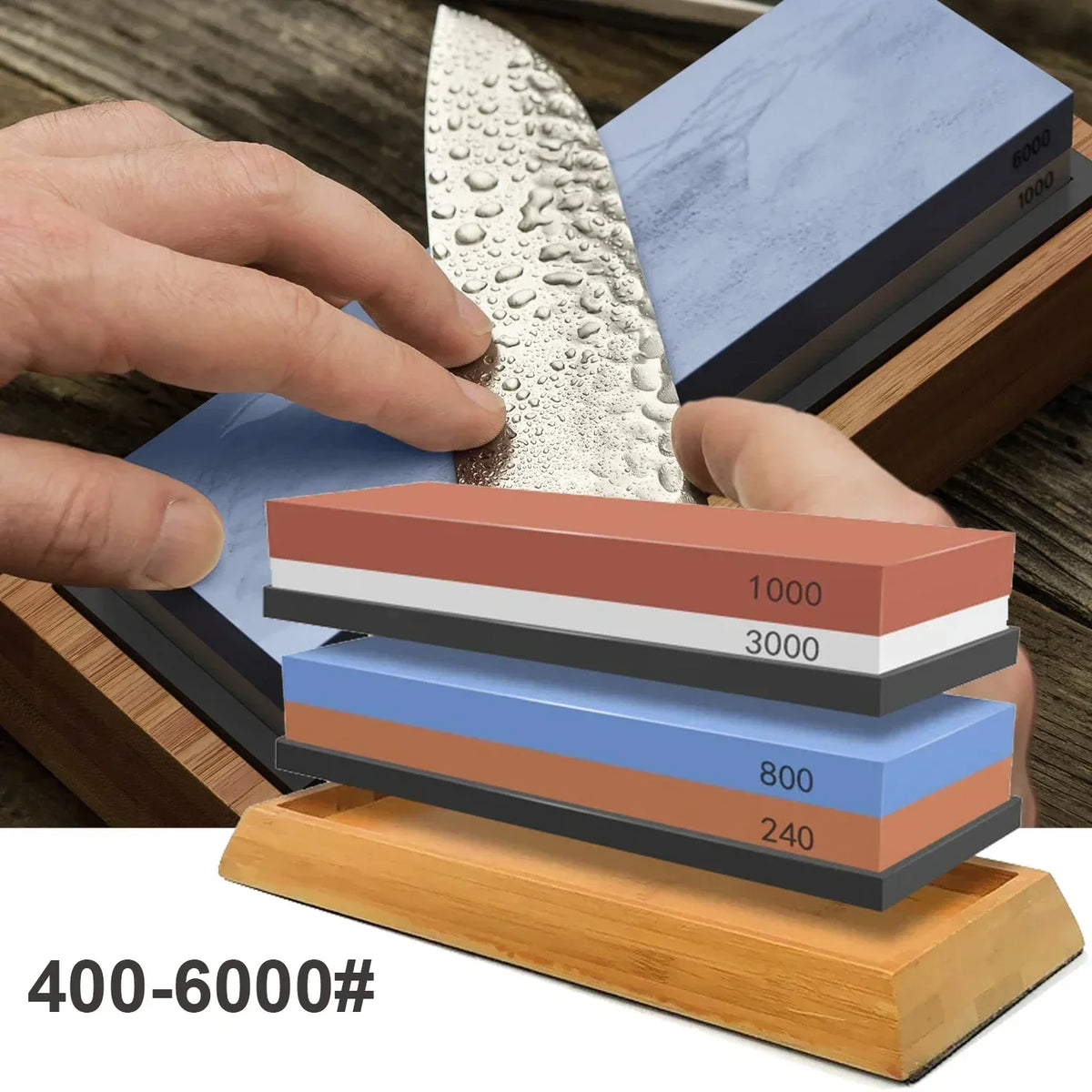 In Professional Sharpening Stones Knife Sharpener Double-Side