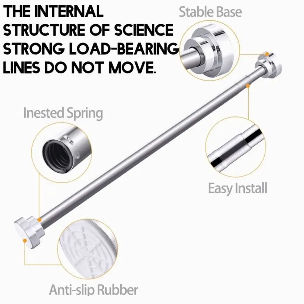 Durable Stainless Steel Clothes Drying Rack No-Drill Hollow