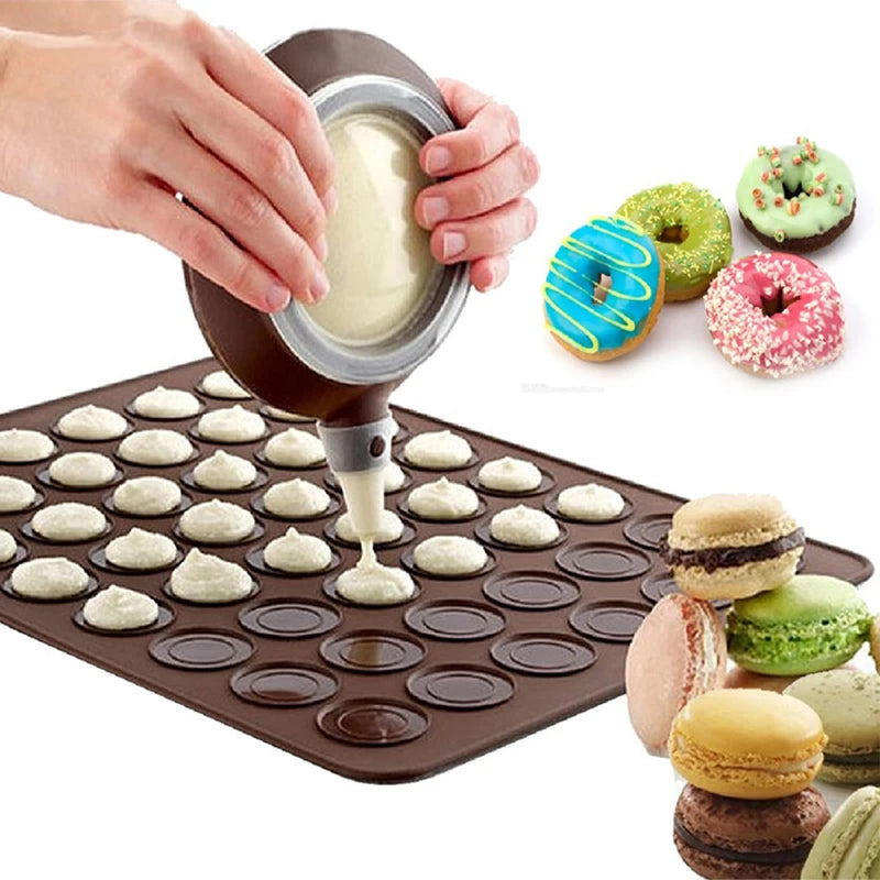 Macaroon Kit Macaron Silicone Mat Non-Stick Baking Mold