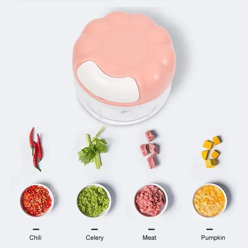 Garlic Press Multi-Function Garlic Grinding Chopper Food