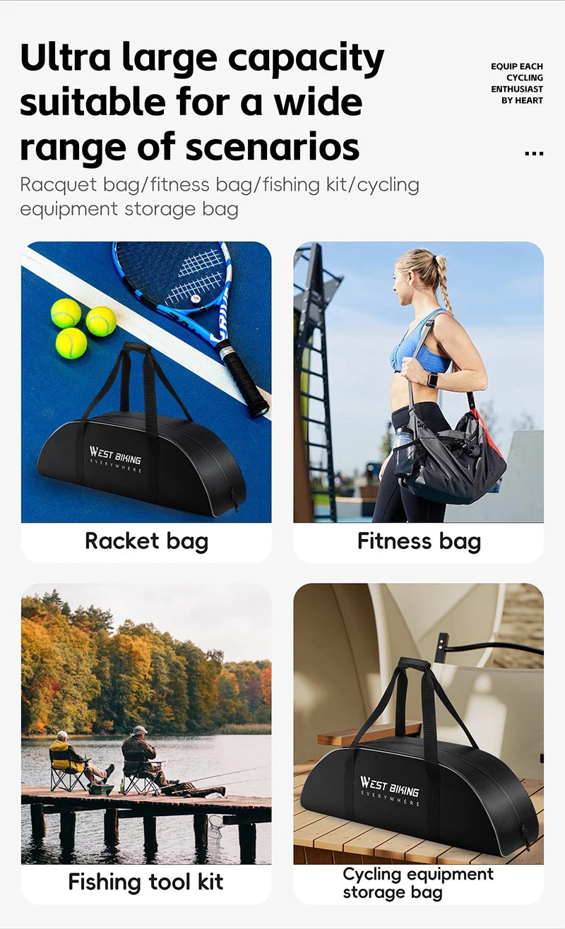 West Biking Bicycle Trainer Storage Bag Waterproof Bike