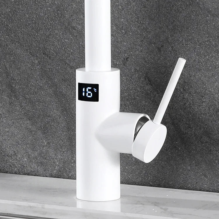 Smart Digital Touch On Faucets Pull Down Cold