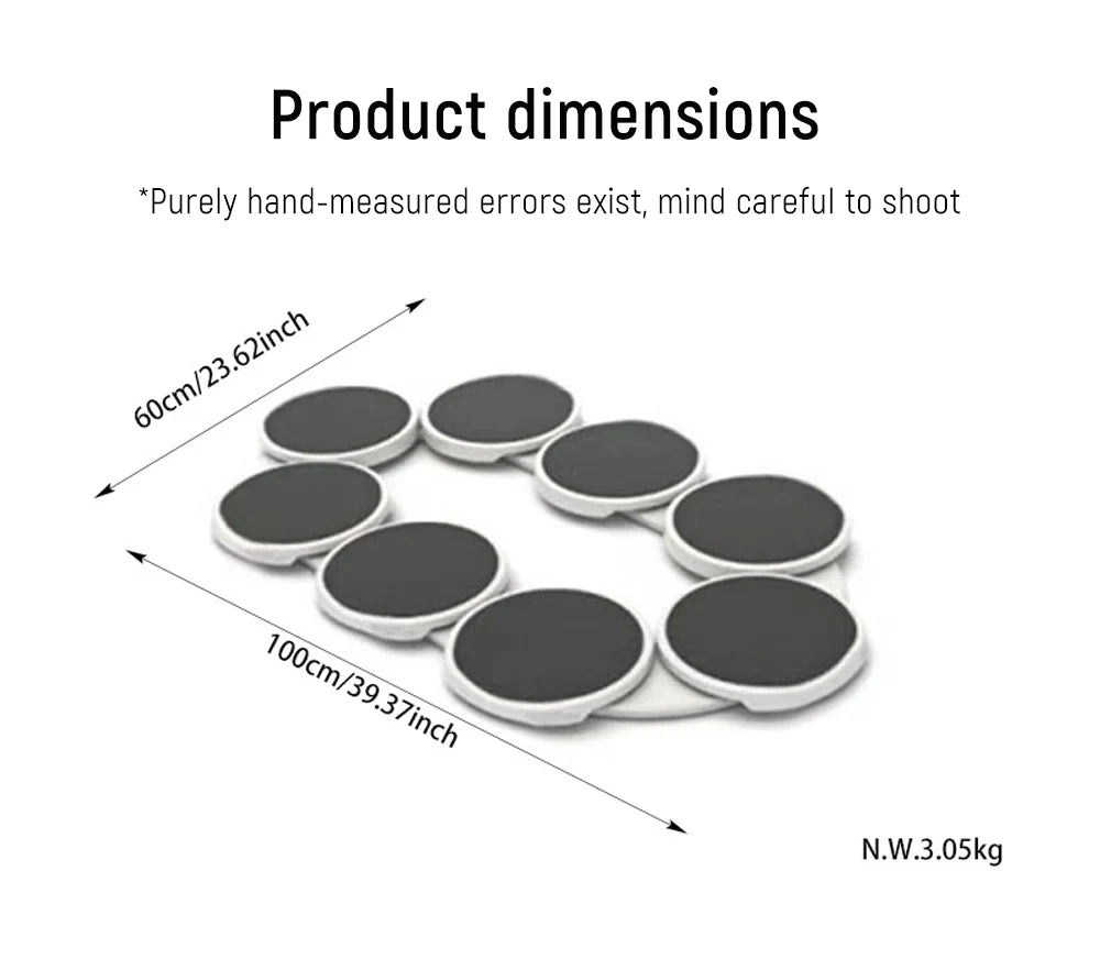 Table Turntable Dining Turntable Tray 360 Rotation Versatile