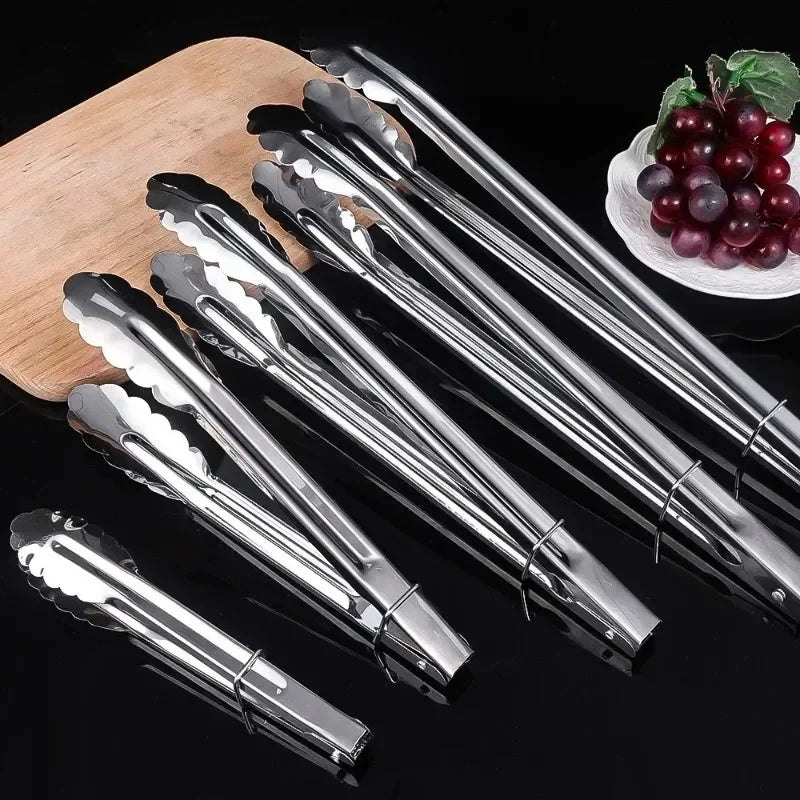 Stainless Steel Food Tongs Food Grade Meat Steak