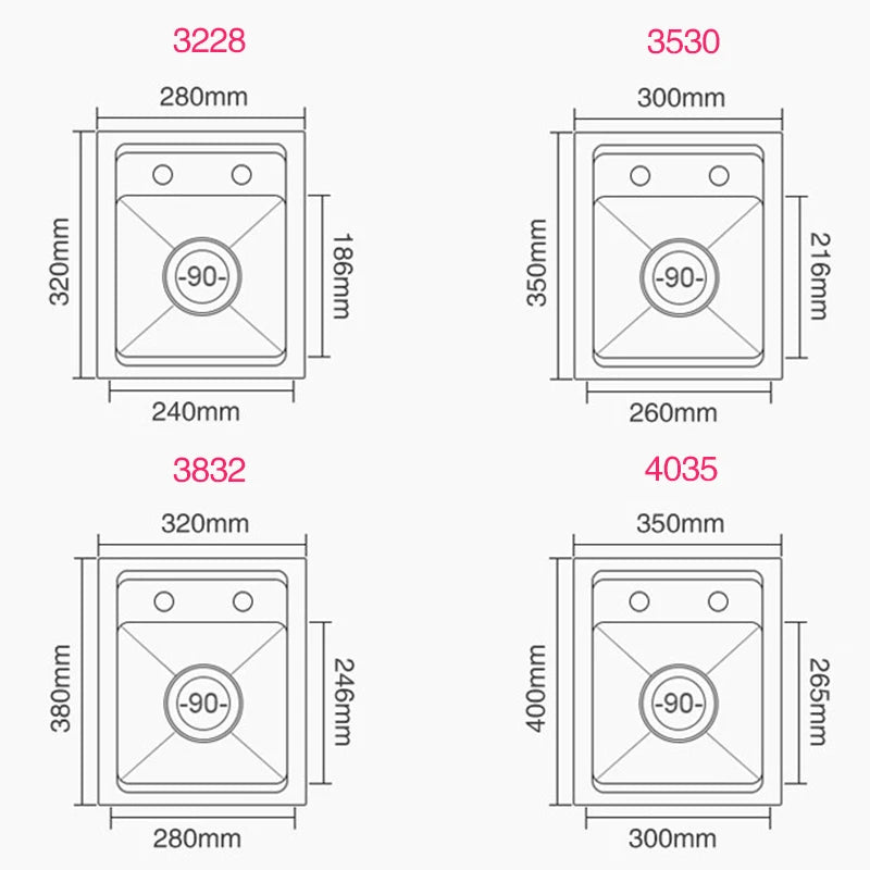 Asras Sus 304 Nanometer Hidden Island Sink Rice