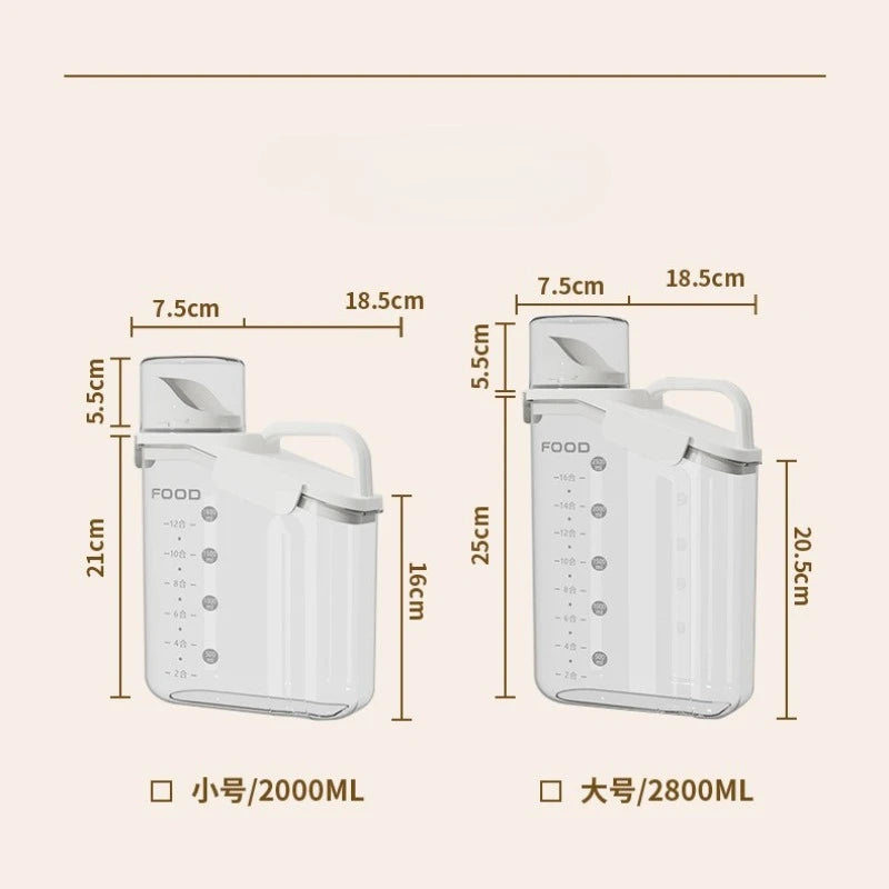 Airtight Food Storage Containers Cereal Dispenser Cereal