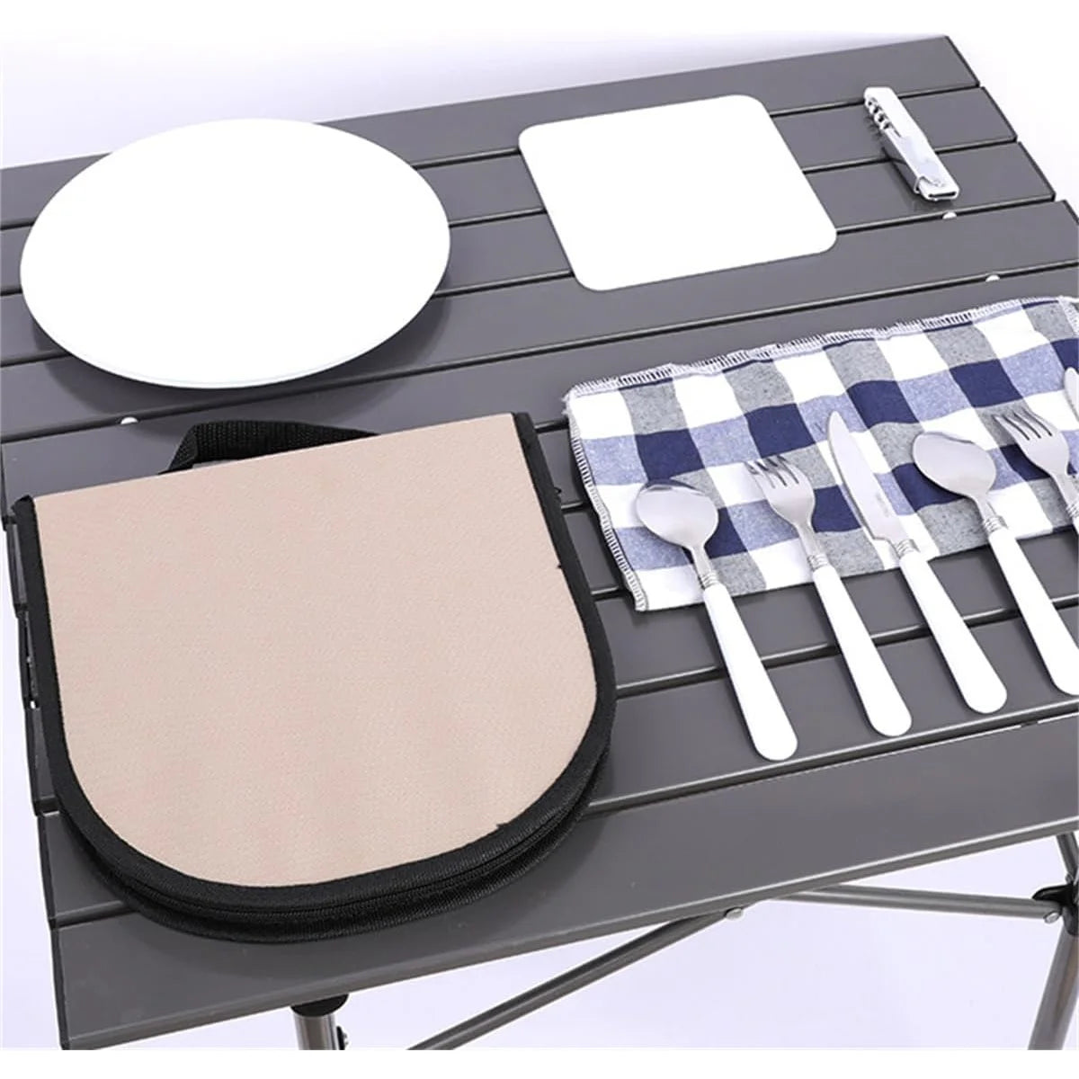 Camping Travel Cooking Utensils Organizer Travel Bag Cutlery