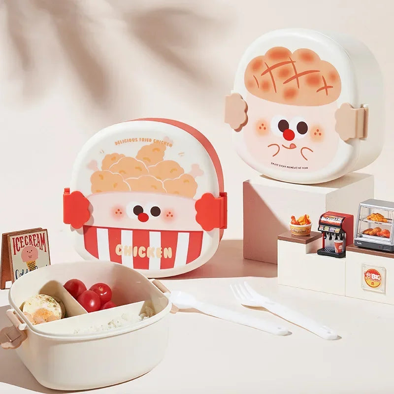Kid Lunch Boxes Hamburger Bento Box Children Creative