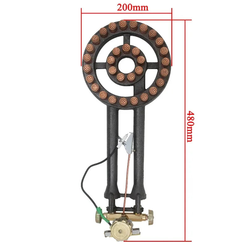 1pcs Iron Burner Stove Natural Gas Liquefied Oven