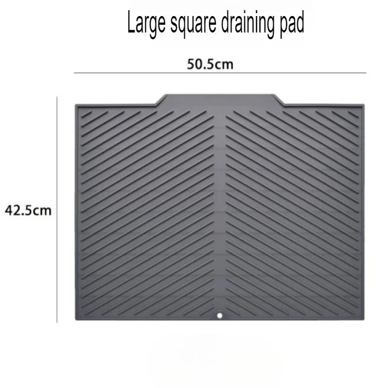 Silicone Wave Drying Mat Non Slip Dish Drainer
