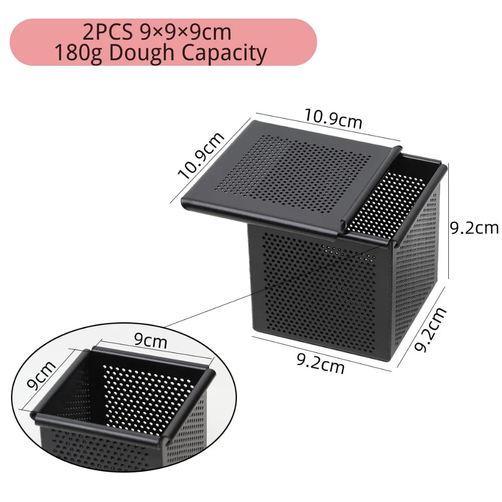 Non Stick Cube Croissant Mini Toast Box Mold