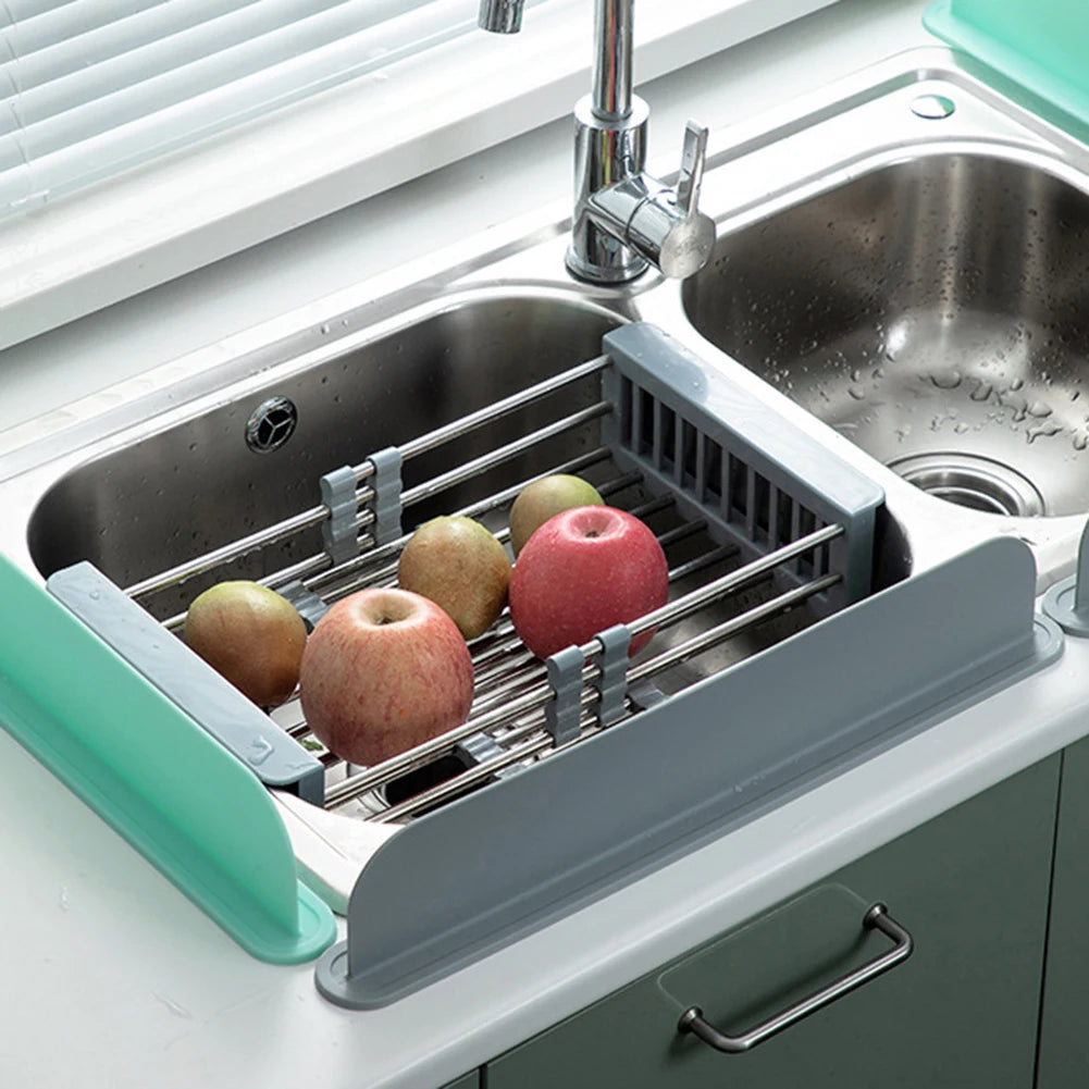1pcs Silicone Sink Water Splash Guard Washing Basin
