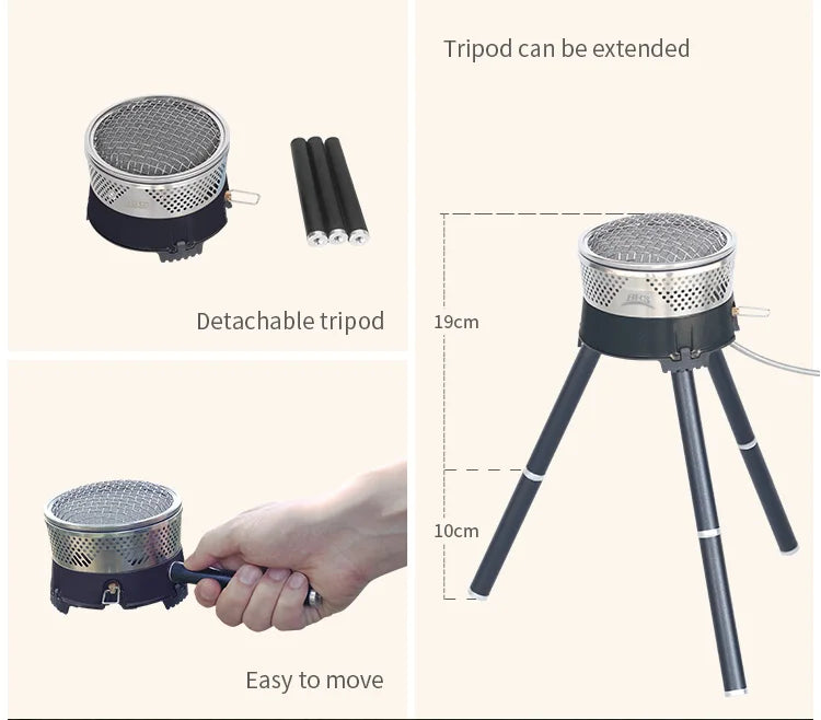 Brs-Ts19 Reactive Stack Heat Cooking System Pot/Jet Burner