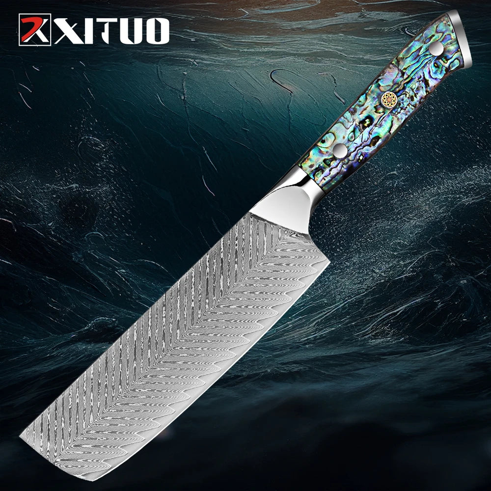 Xituo Damascus Steel Knife 1-5 Chef Knife Japanese