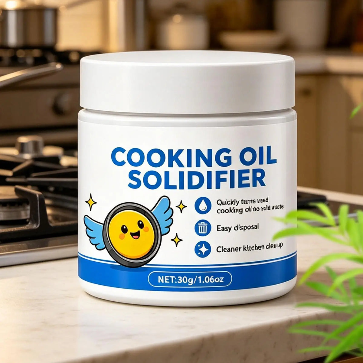 30ml Natural Oil Solidifier Powder Grease Cleaner Disposal