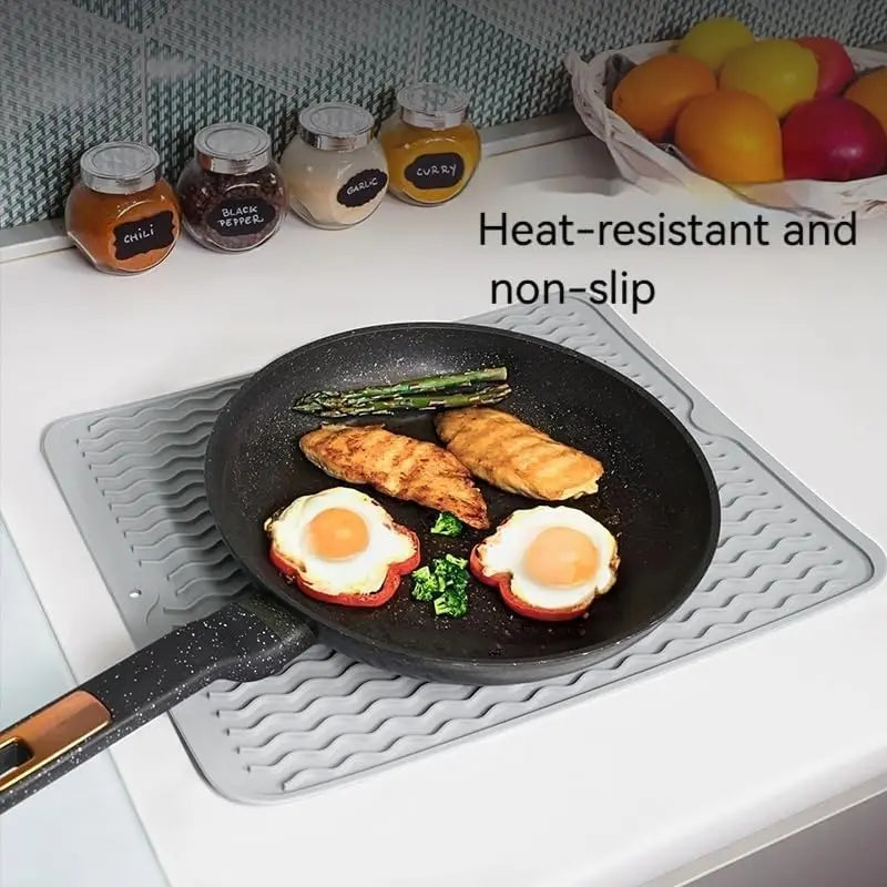 Silicone Dish Drying Mat Non-Slip Drying Rack Pad