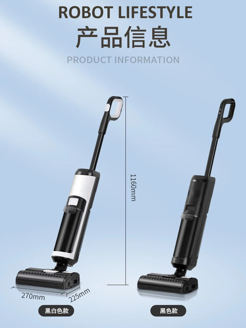 Cordless Handheld Vacuum Cleaner Wet Dry Cleaning Robot