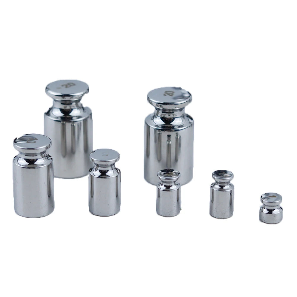 F1 Grade 24pcs 1mg-500g 304 Stainless Steel Digital