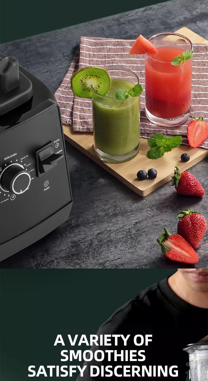 220v Heavy Duty Commercial Blender Juicer Fruit Mixer
