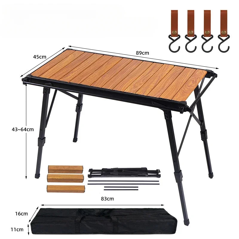 Igt Table Stove Camping Folding Removable Adjustable Height