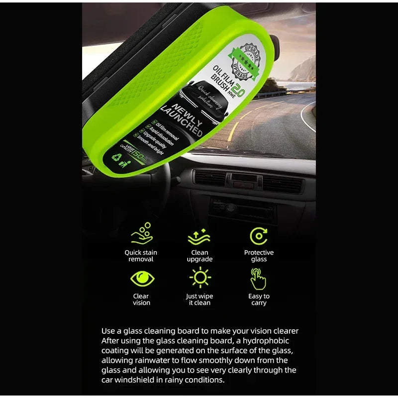 Car Glass Oil Film Remover Automotive Car Glass