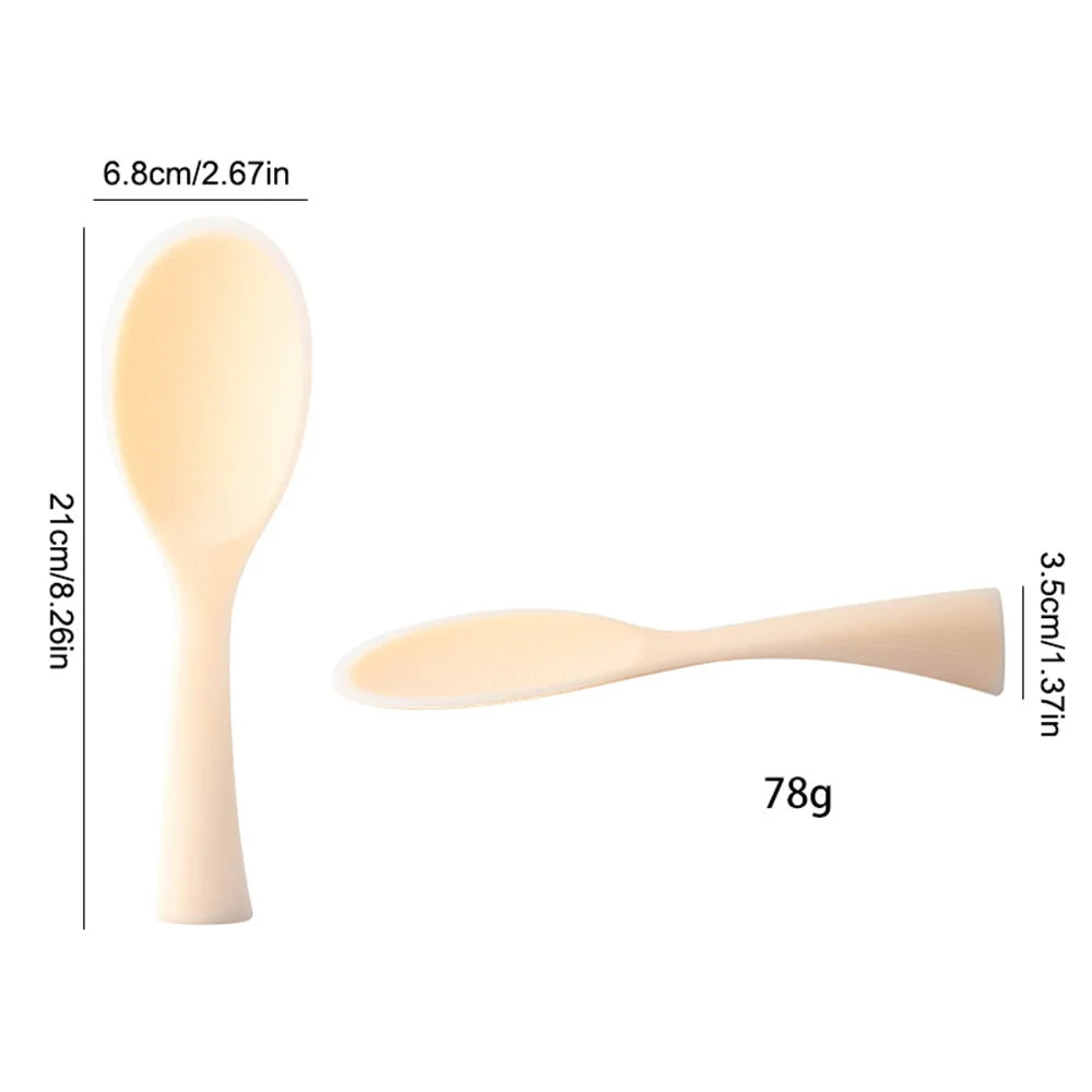 1pcs Food Grade Silicone Rice Spoon Non-Stick Cooking