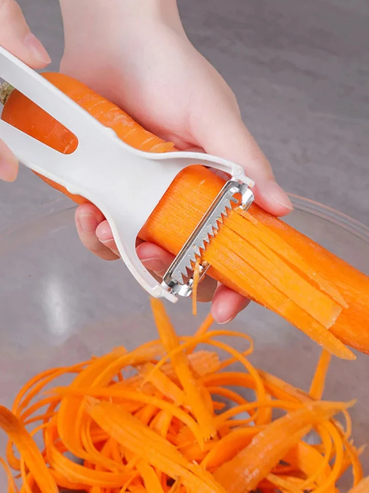 Vegetable Grater Potato Carrot Julienne Peeler Slicer Stainless