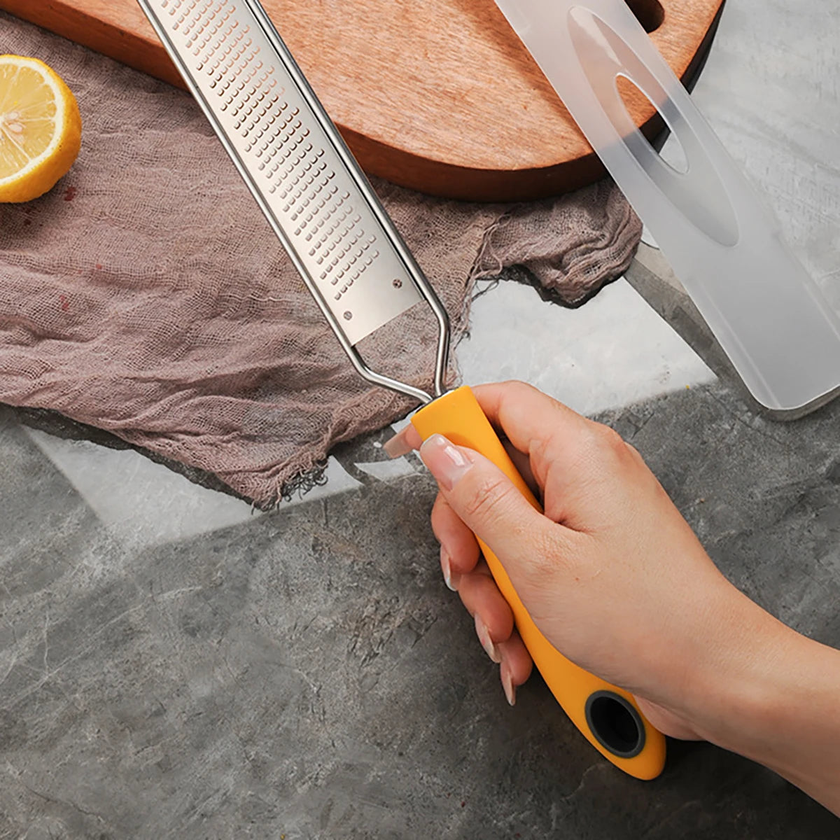 1pc Stainless Steel Cheese Grater Multi-Functional Lemon