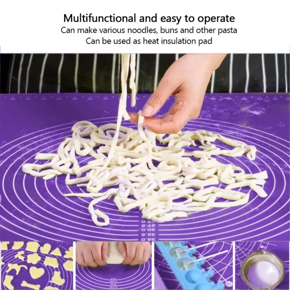 Silicone Pastry Mat Non Slip Large Non Stick